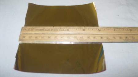 cutting cellophane squares