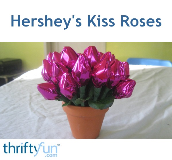Making Hershey's Kiss Roses ThriftyFun