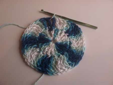 two treble in each stitch