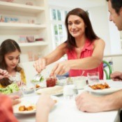 Family Eating Dinner