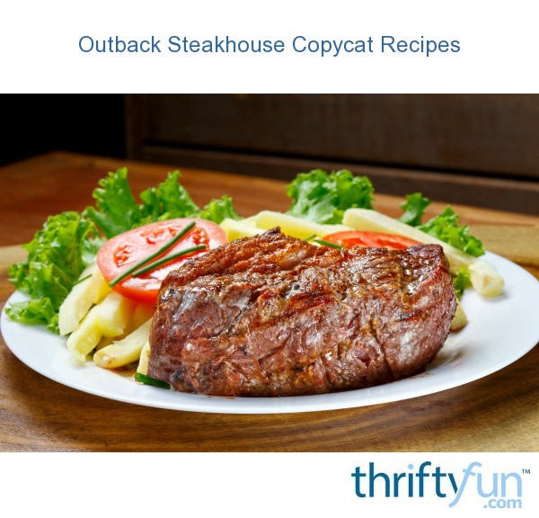 Copycat Recipes Outback Steakhouse Steak Seasoning Dandk Organizer