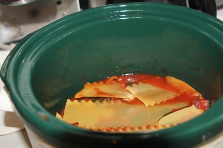 Crockpot Vegetarian Lasagna