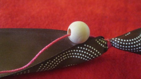 add first bead to thread