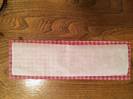 interfacing on bow piece