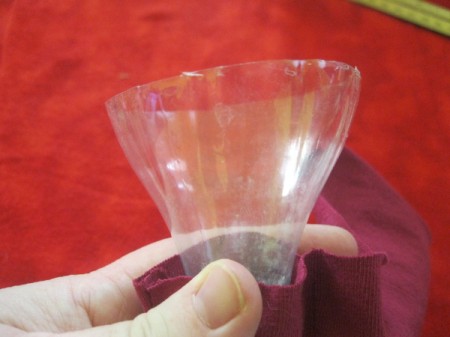 end of bottle funnel in pack section