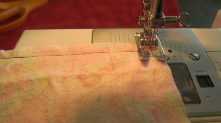 turning corner while sewing seams