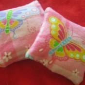 two finished hand warmers