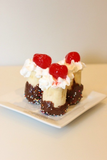 Banana Split Bites