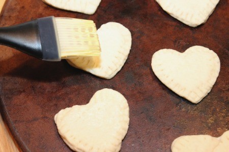 brush with egg white