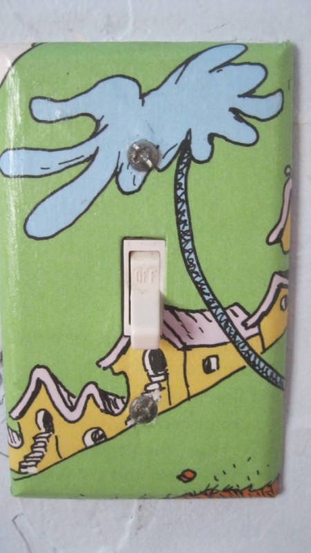 closeup of finished cover