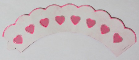 making heart wrapper