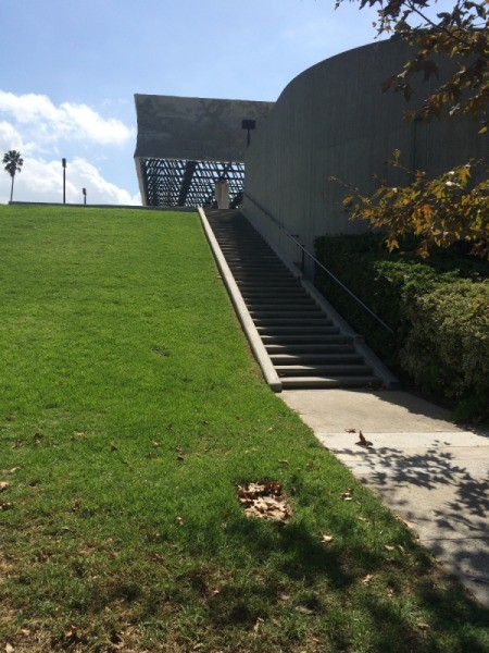stair outside museum
