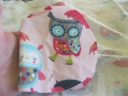 fold in half and straighten up so both sides are even