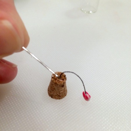 push thread into hole