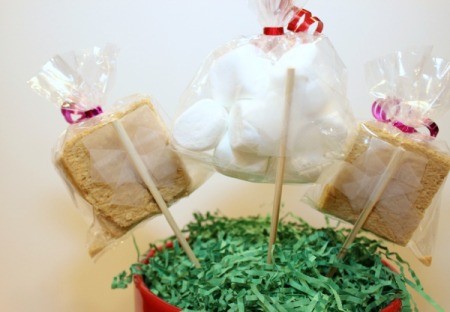 attach food to skewers