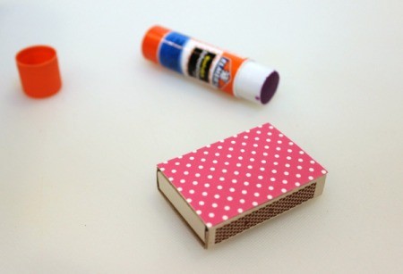 covering matches box