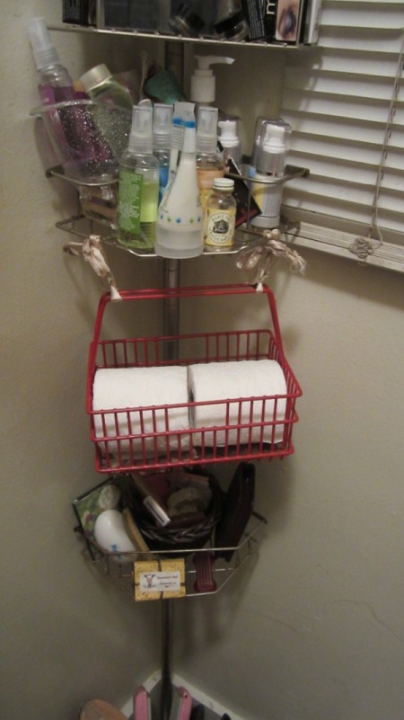 Use Baskets for Storing Hair Appliances
