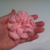 Crocheted flower, step 6