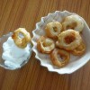 Beer Battered Onion Rings
 Recipe - Onion rings being served with mayo