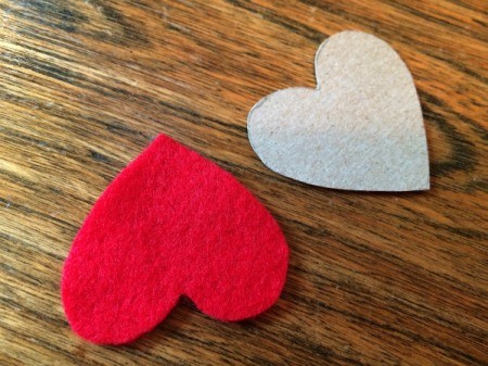 felt heart