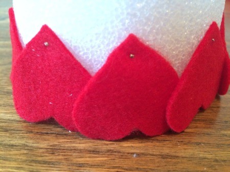 attach heart to cone 2