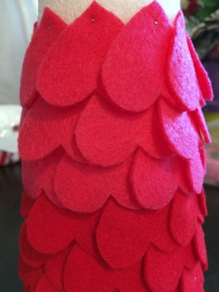 attach heart to cone 5