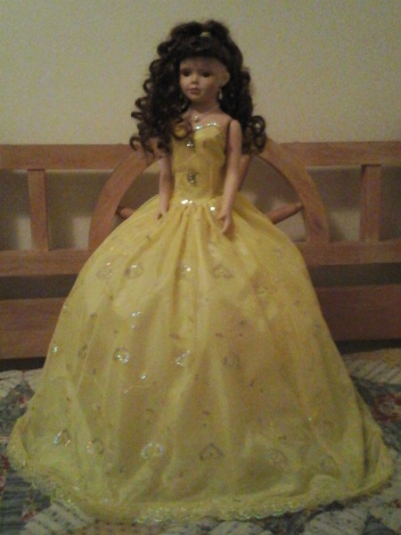 doll with yellow dress
