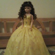 doll with yellow dress