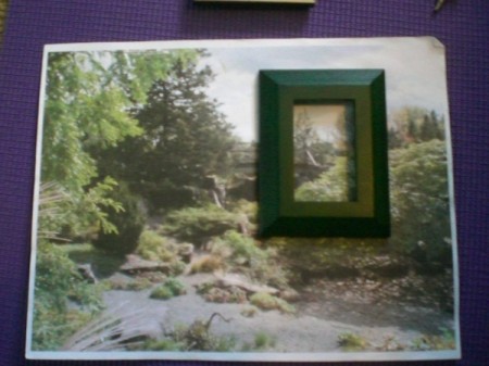 Select coordinating paper to go in frames.