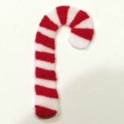 Felt Candy Cane Ornament