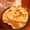 A plate of homemade flour tortillas