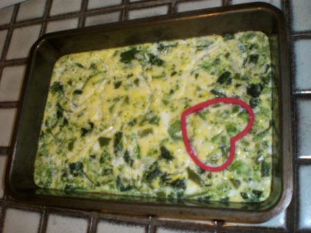 Clover Shaped Eggs For St. Patty's Day