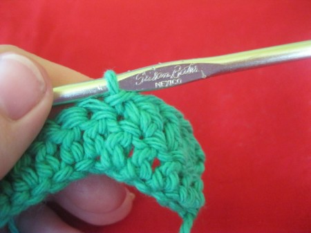 Connecting Loops Crocheted Scarf