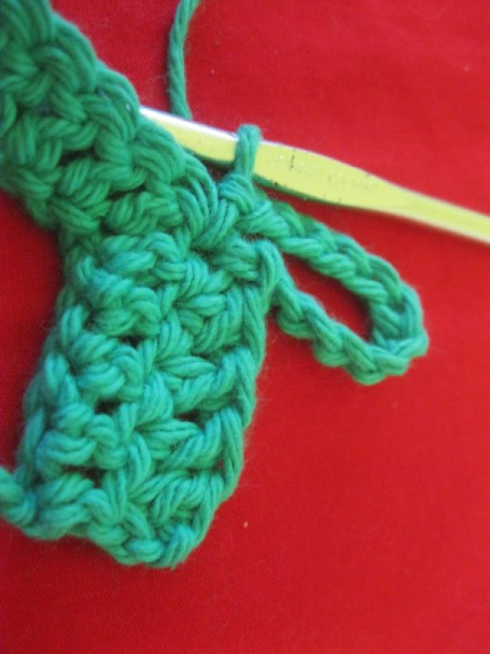 Connecting Loops Crocheted Scarf