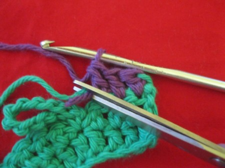 Connecting Loops Crocheted Scarf