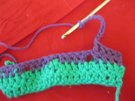 Connecting Loops Crocheted Scarf