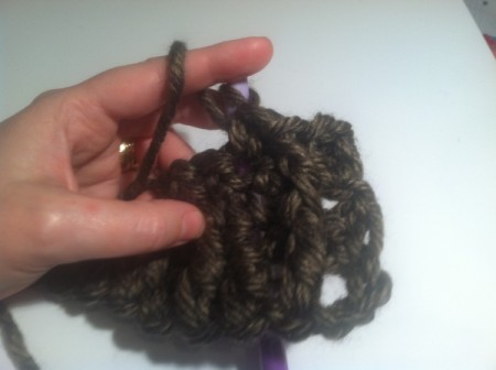 Crocheted Ribbed Cowl