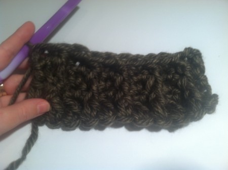 Crocheted Ribbed Cowl