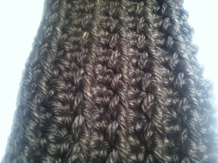 Crocheted Ribbed Cowl