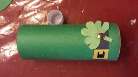St. Patrick's Day Toilet Paper Tube Hats