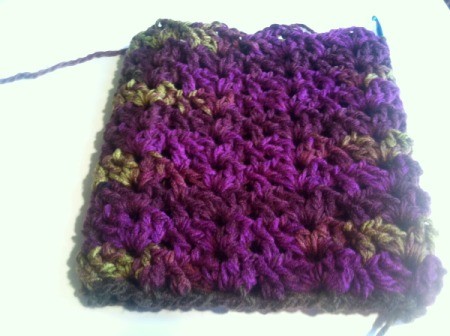Fan Pattern Crocheted Cowl