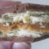 view of inside of cracker sandwich