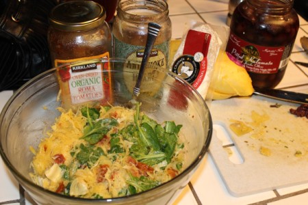 "It's all Greek to Me" Spaghetti Squash