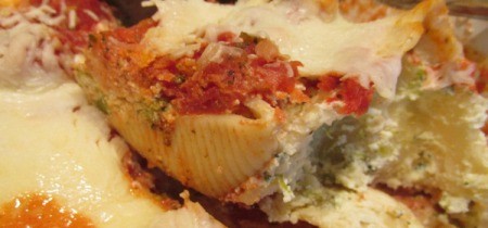 Broccoli Stuffed Pasta Shells