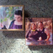 Photo Tiles without brushstrokes.