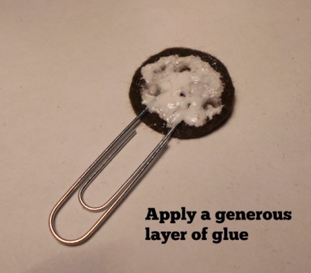 Donut Felt Paperclip Bookmark