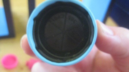 Painted Shelf with Circles Pattern