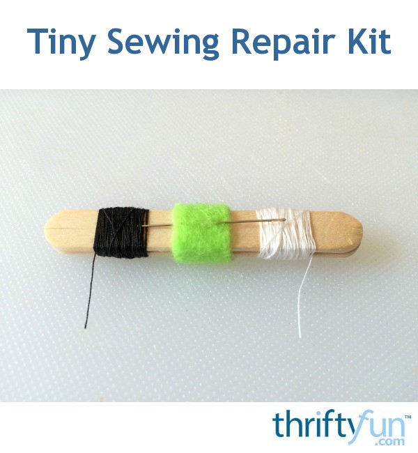 Tiny Sewing Repair Kit ThriftyFun