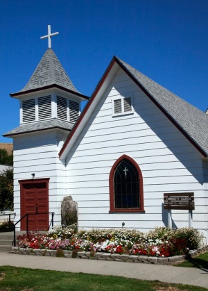 small white church