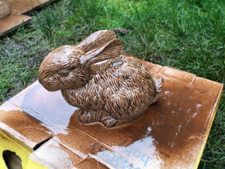 Faux Chocolate Bunnies